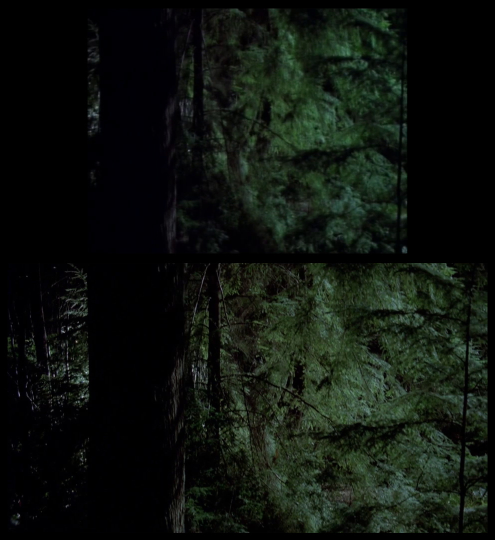 X-Files Blu-ray DVD Comparison 101 1X79 Pilot Screencap