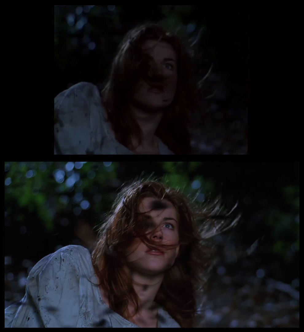 X-Files Blu-ray DVD Comparison 101 1X79 Pilot Screencap