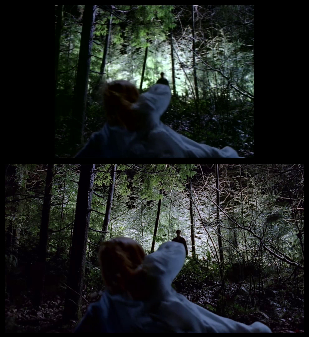 X-Files Blu-ray DVD Comparison 101 1X79 Pilot Screencap