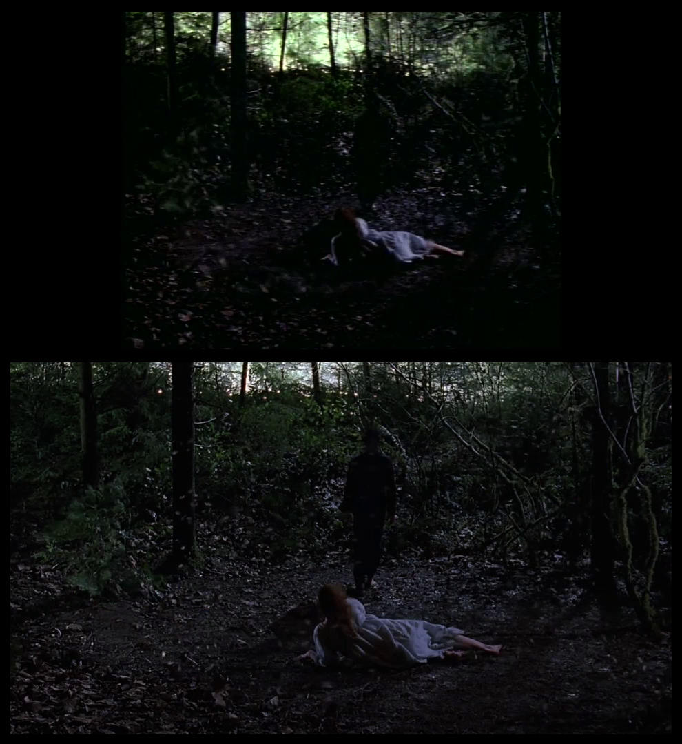 X-Files Blu-ray DVD Comparison 101 1X79 Pilot Screencap