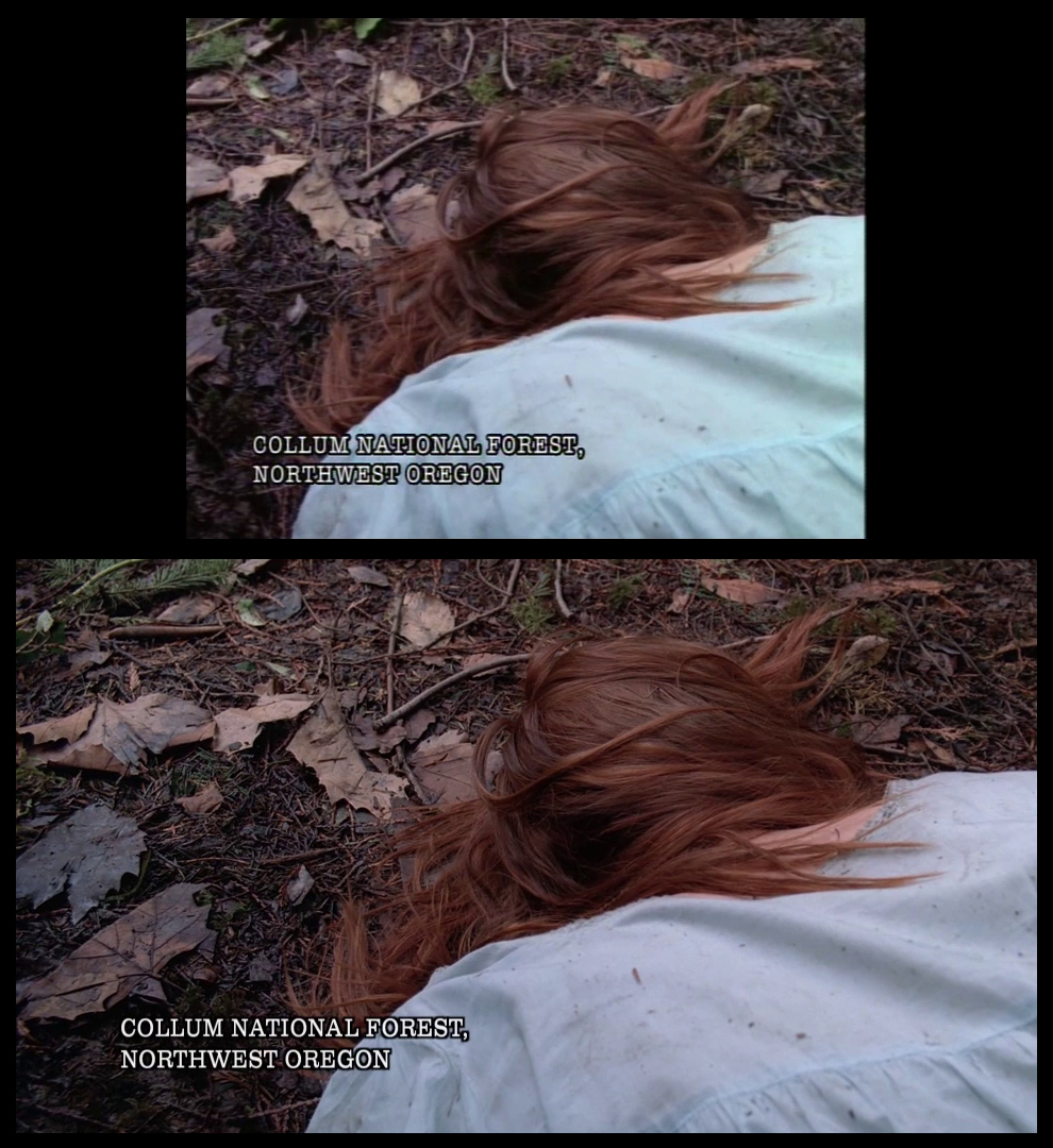 X-Files Blu-ray DVD Comparison 101 1X79 Pilot Screencap