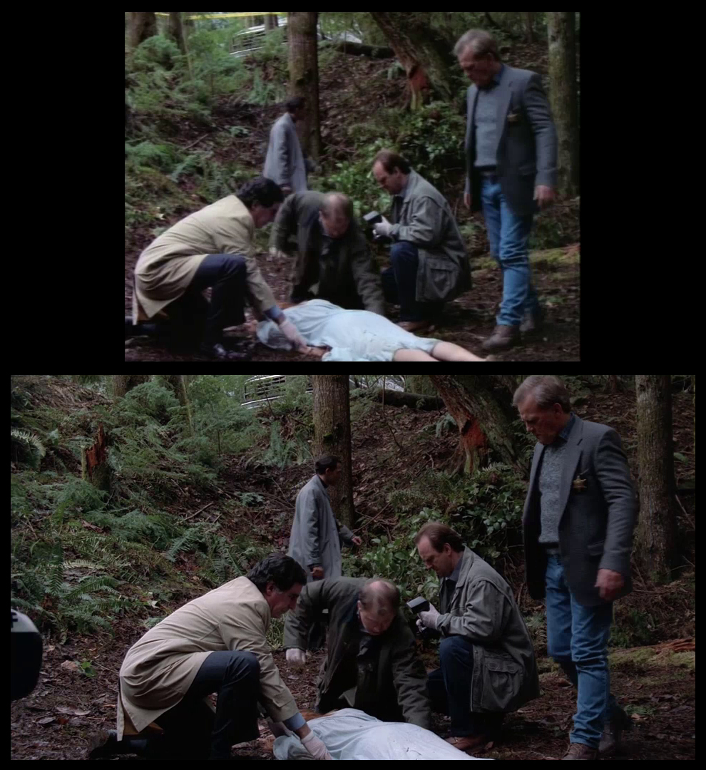 X-Files Blu-ray DVD Comparison 101 1X79 Pilot Screencap
