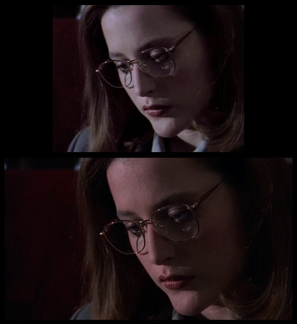 X-Files Blu-ray DVD Comparison 101 1X79 Pilot Screencap
