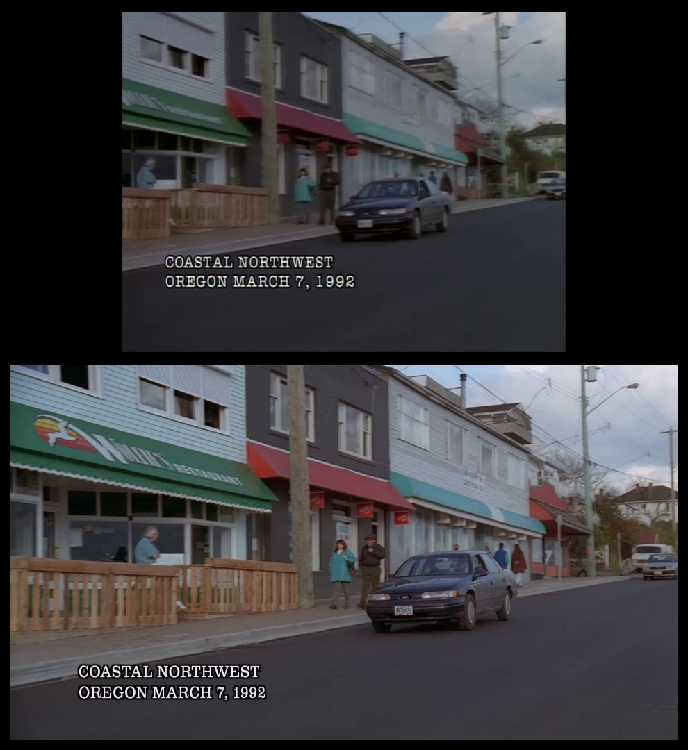 X-Files Blu-ray DVD Comparison 101 1X79 Pilot Screencap