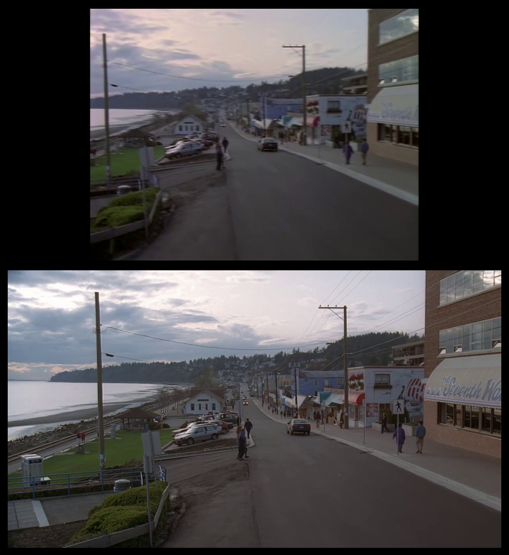 X-Files Blu-ray DVD Comparison 101 1X79 Pilot Screencap