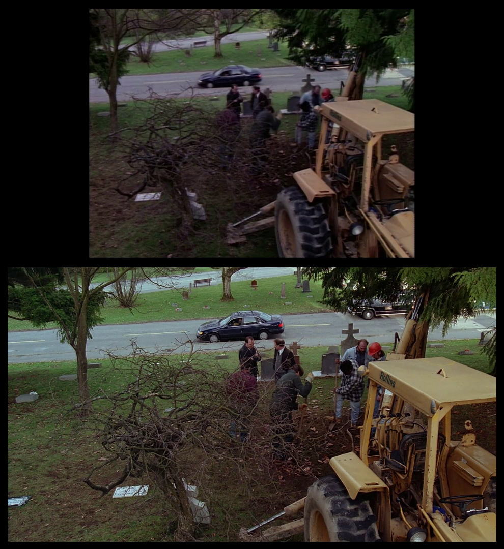 X-Files Blu-ray DVD Comparison 101 1X79 Pilot Screencap