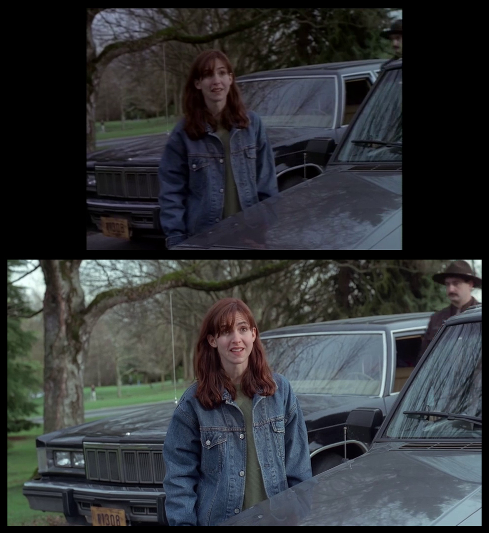 X-Files Blu-ray DVD Comparison 101 1X79 Pilot Screencap