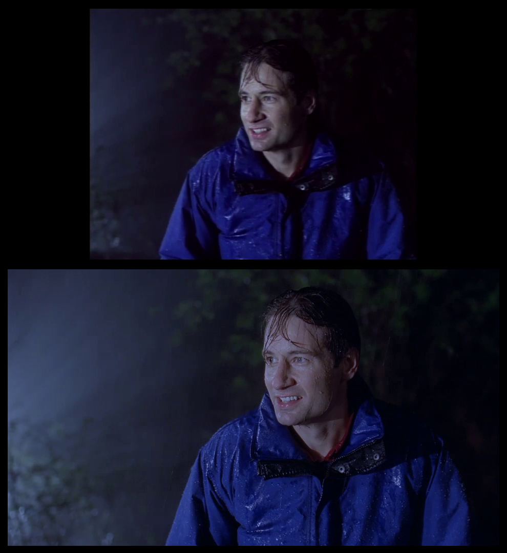 X-Files Blu-ray DVD Comparison 101 1X79 Pilot Screencap