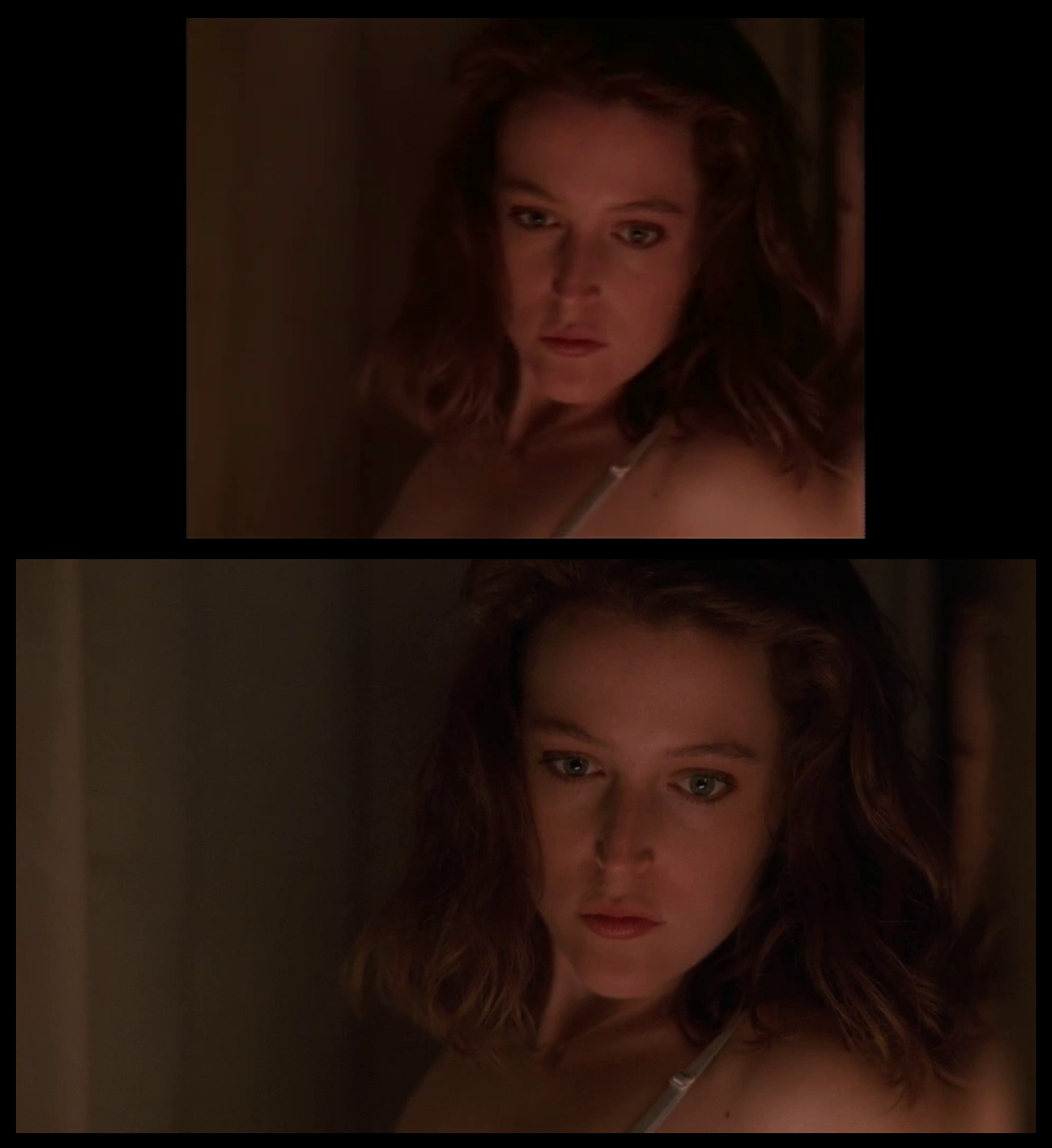 X-Files Blu-ray DVD Comparison 101 1X79 Pilot Screencap