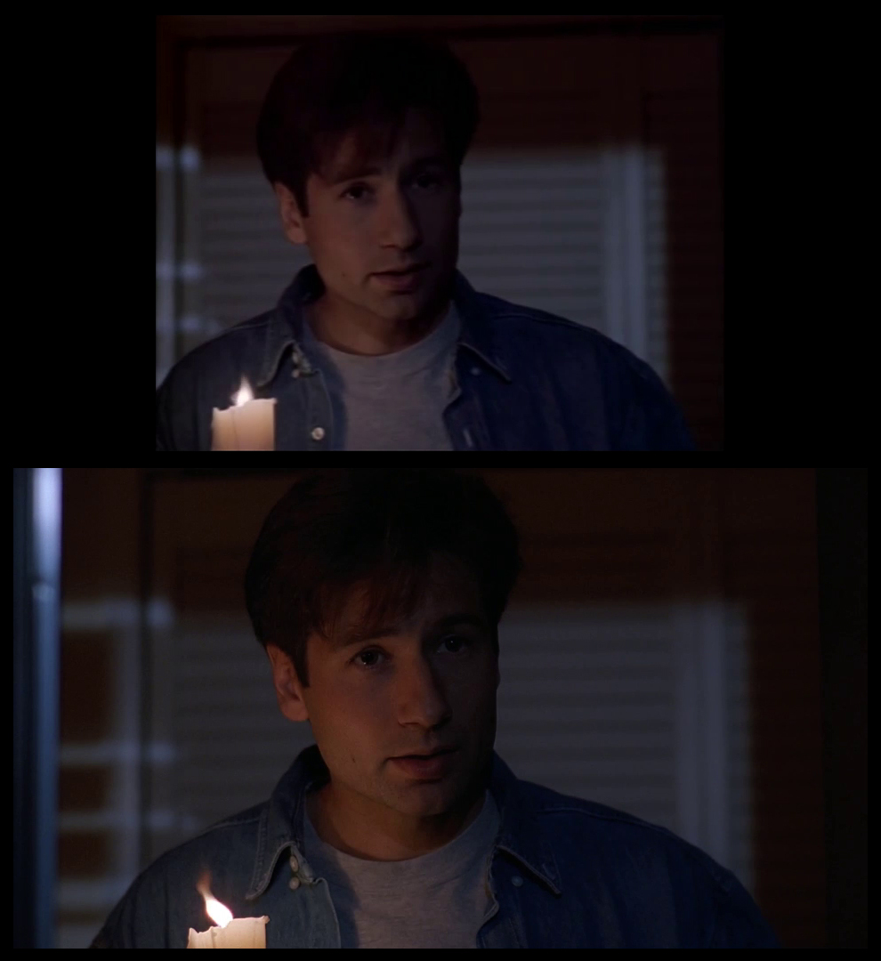 X-Files Blu-ray DVD Comparison 101 1X79 Pilot Screencap