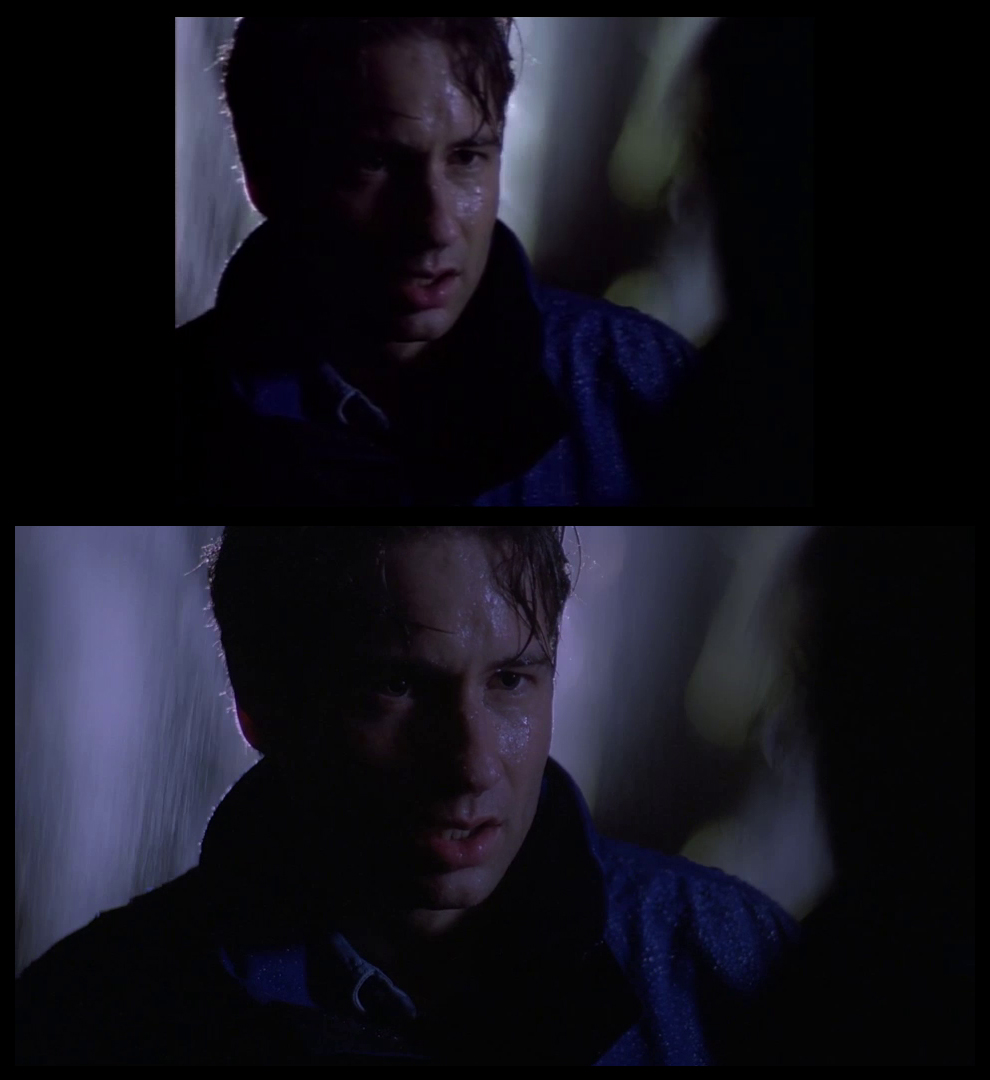X-Files Blu-ray DVD Comparison 101 1X79 Pilot Screencap