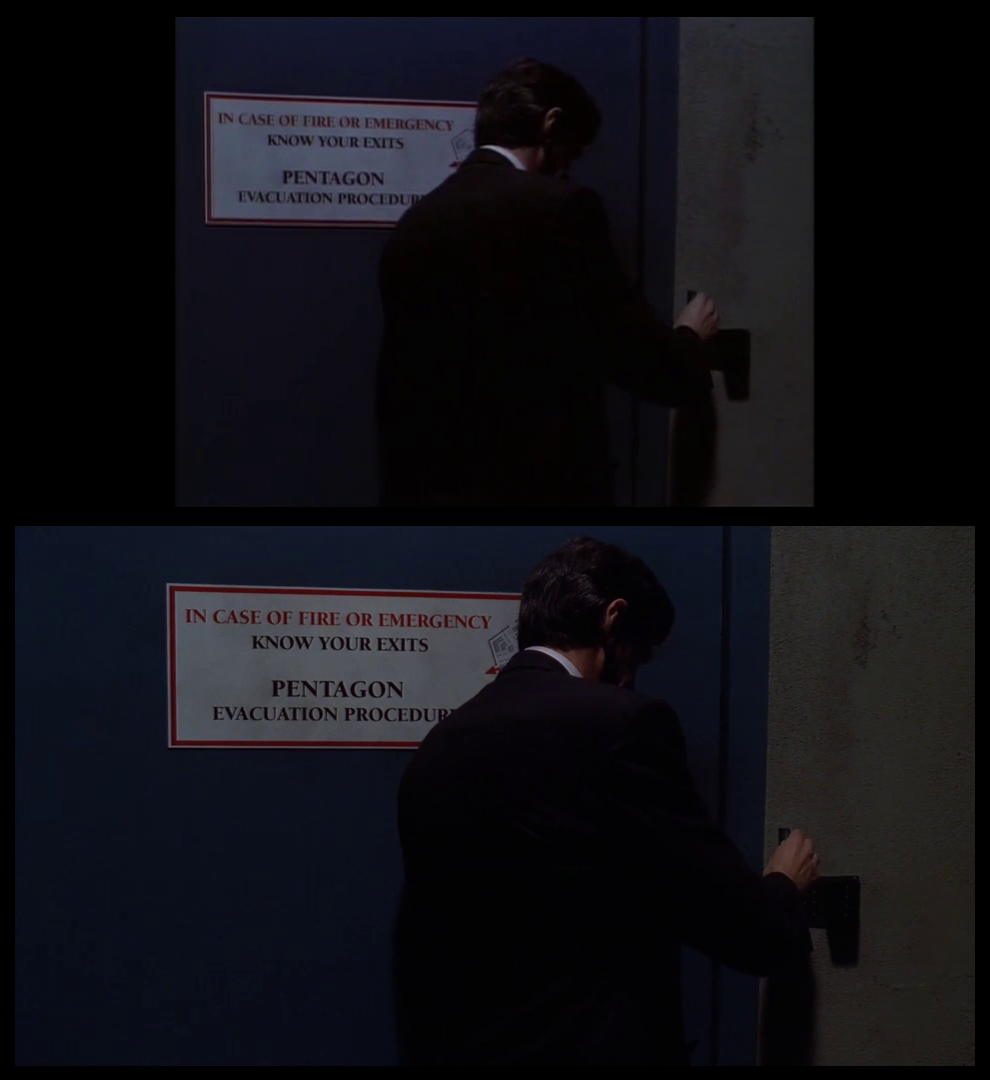 X-Files Blu-ray DVD Comparison 101 1X79 Pilot Screencap