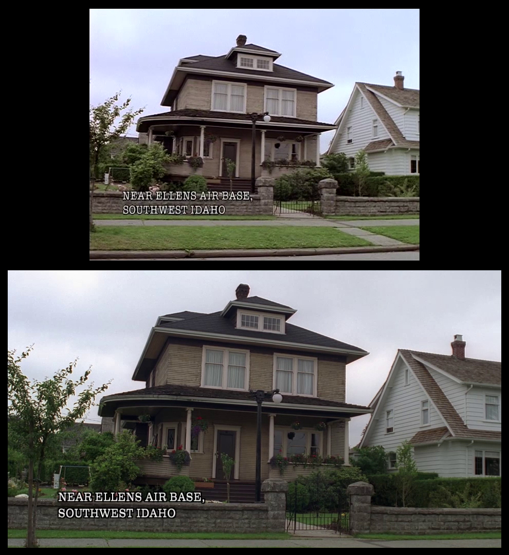 X-Files Blu-ray DVD Comparison 102 1X01 Deep Throat Screencap