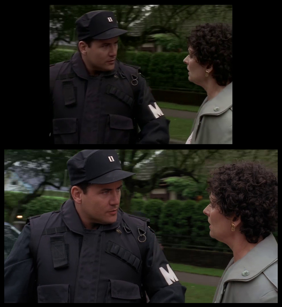 X-Files Blu-ray DVD Comparison 102 1X01 Deep Throat Screencap
