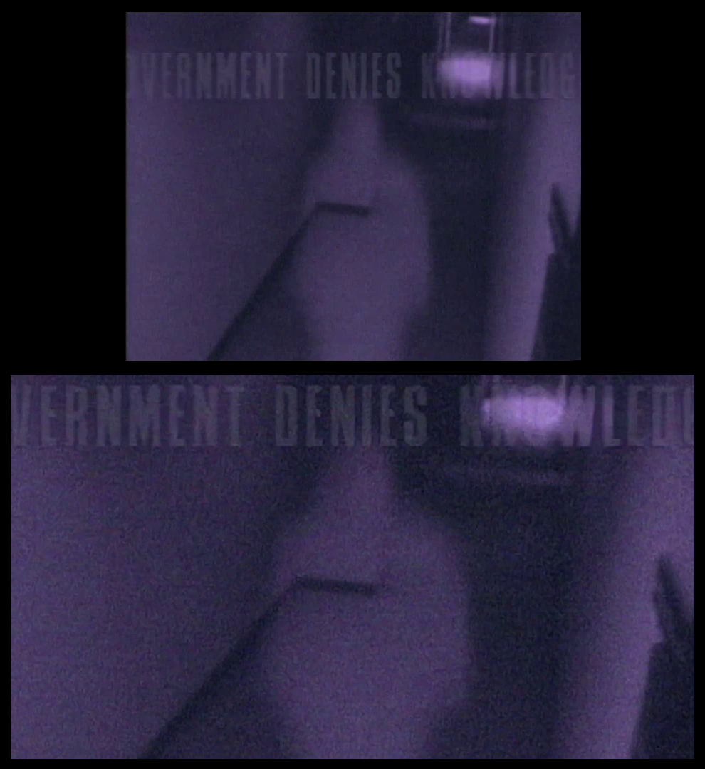 X-Files Blu-ray DVD Comparison 102 1X01 Deep Throat Screencap