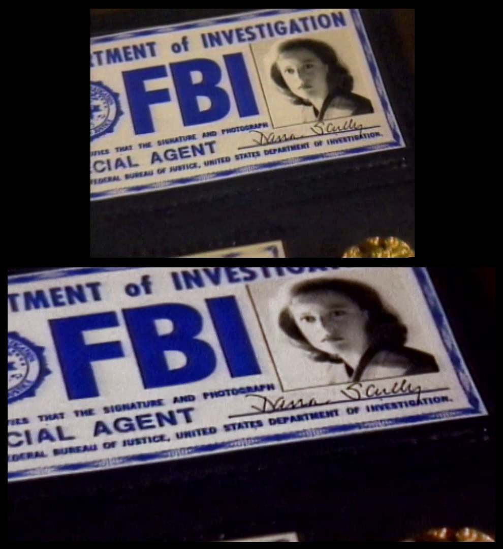 X-Files Blu-ray DVD Comparison 102 1X01 Deep Throat Screencap