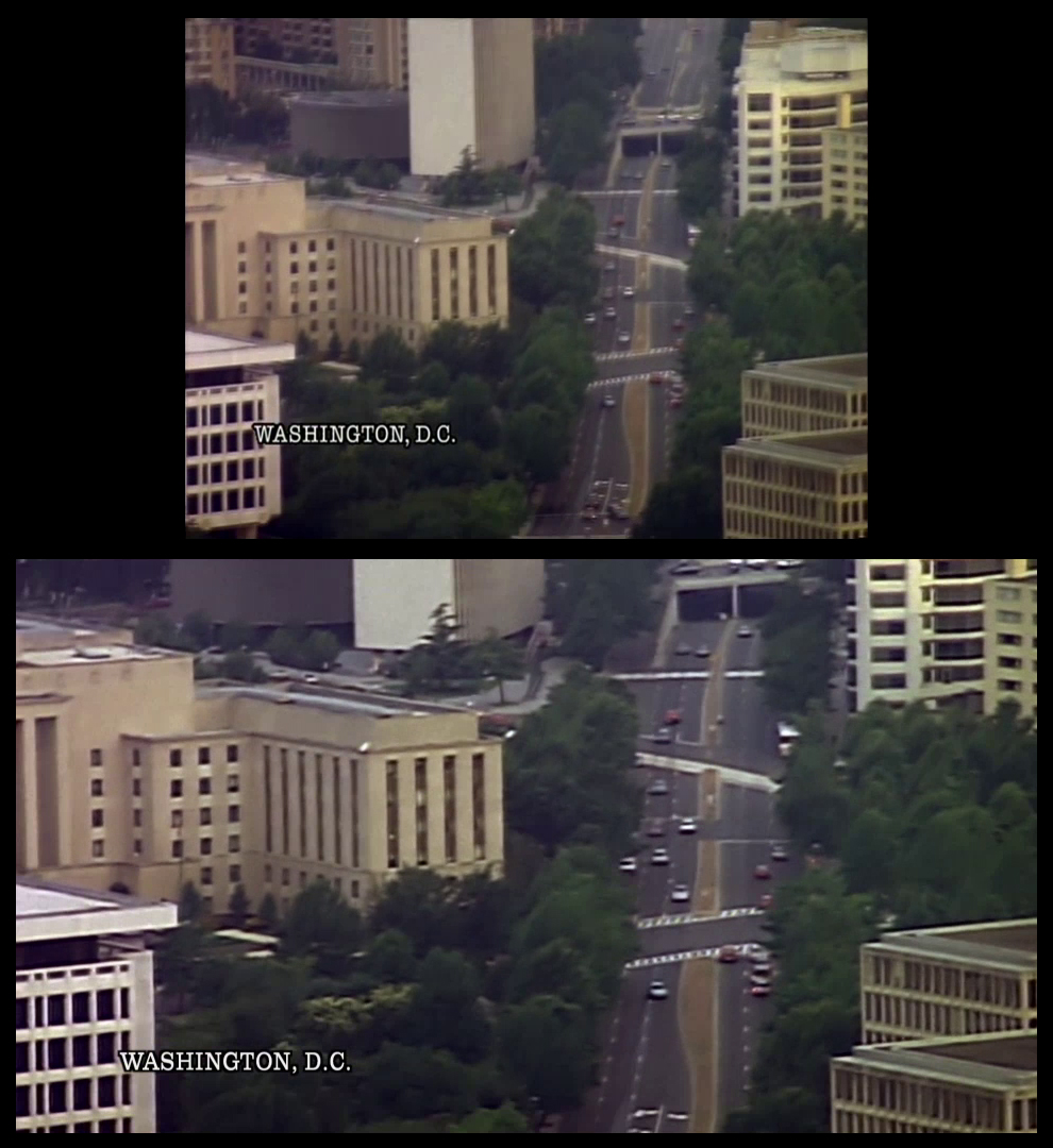 X-Files Blu-ray DVD Comparison 102 1X01 Deep Throat Screencap