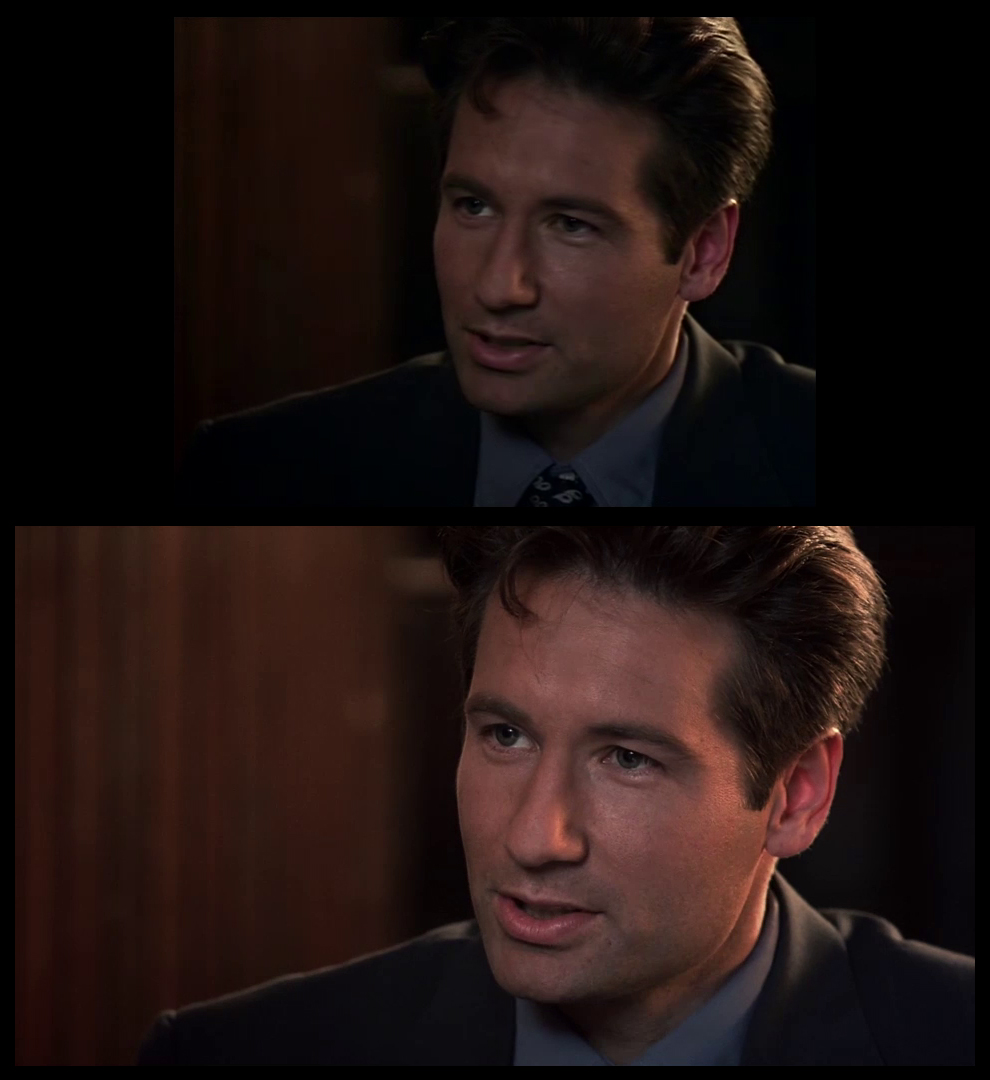 X-Files Blu-ray DVD Comparison 102 1X01 Deep Throat Screencap