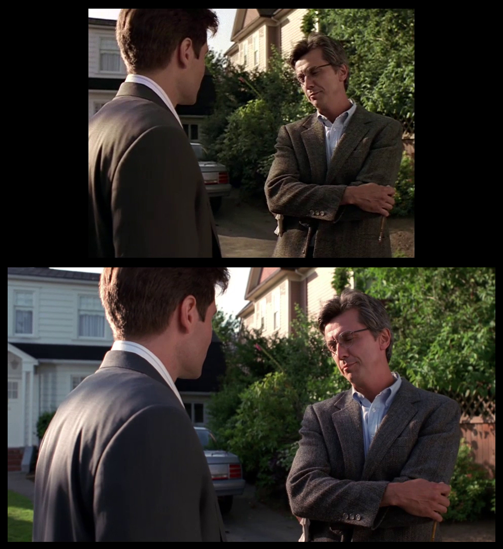 X-Files Blu-ray DVD Comparison 102 1X01 Deep Throat Screencap