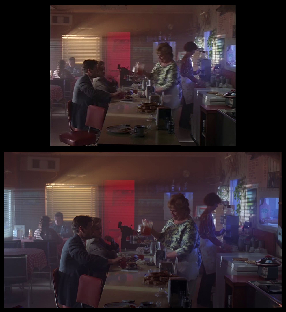 X-Files Blu-ray DVD Comparison 102 1X01 Deep Throat Screencap