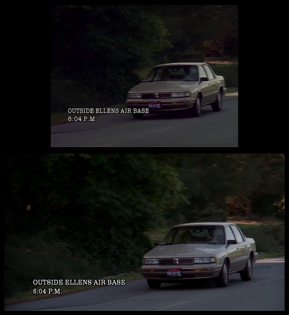 X-Files Blu-ray DVD Comparison 102 1X01 Deep Throat Screencap