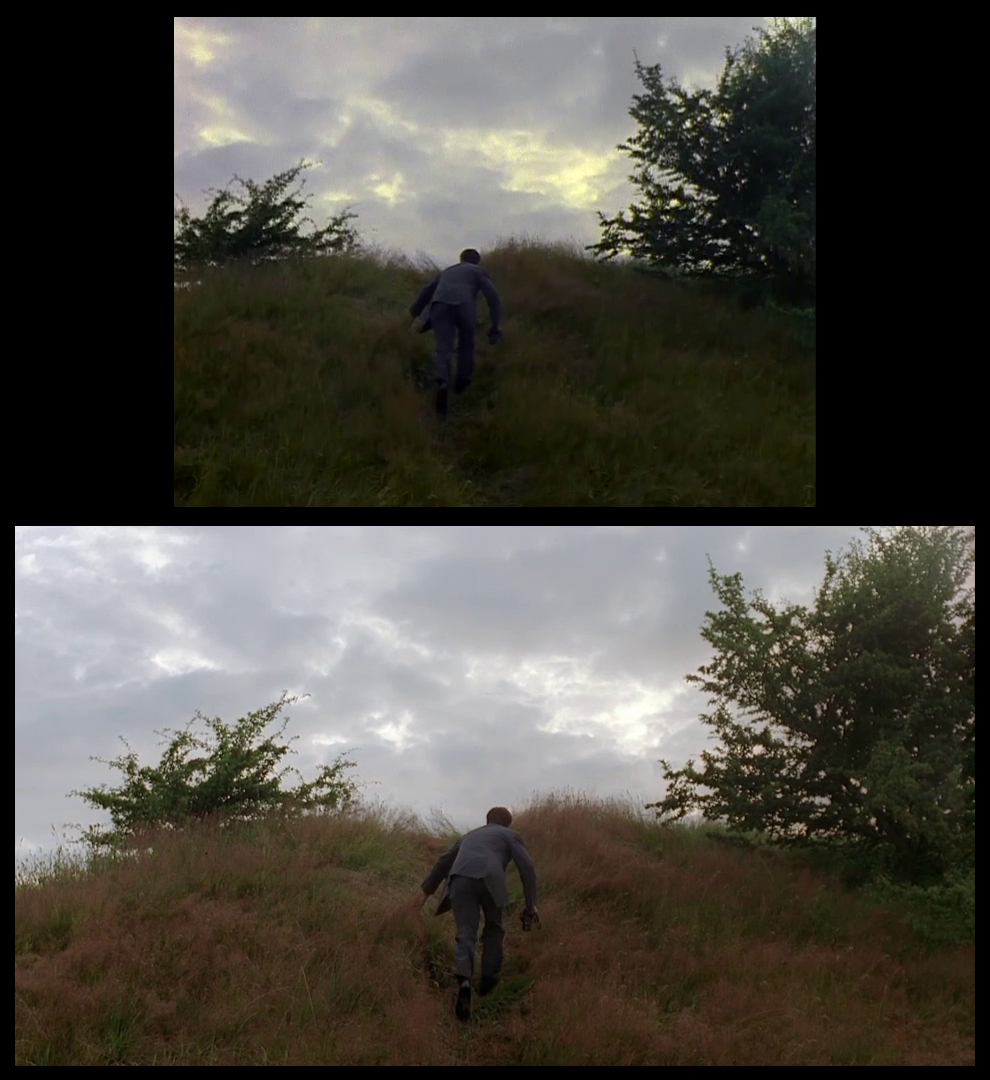 X-Files Blu-ray DVD Comparison 102 1X01 Deep Throat Screencap