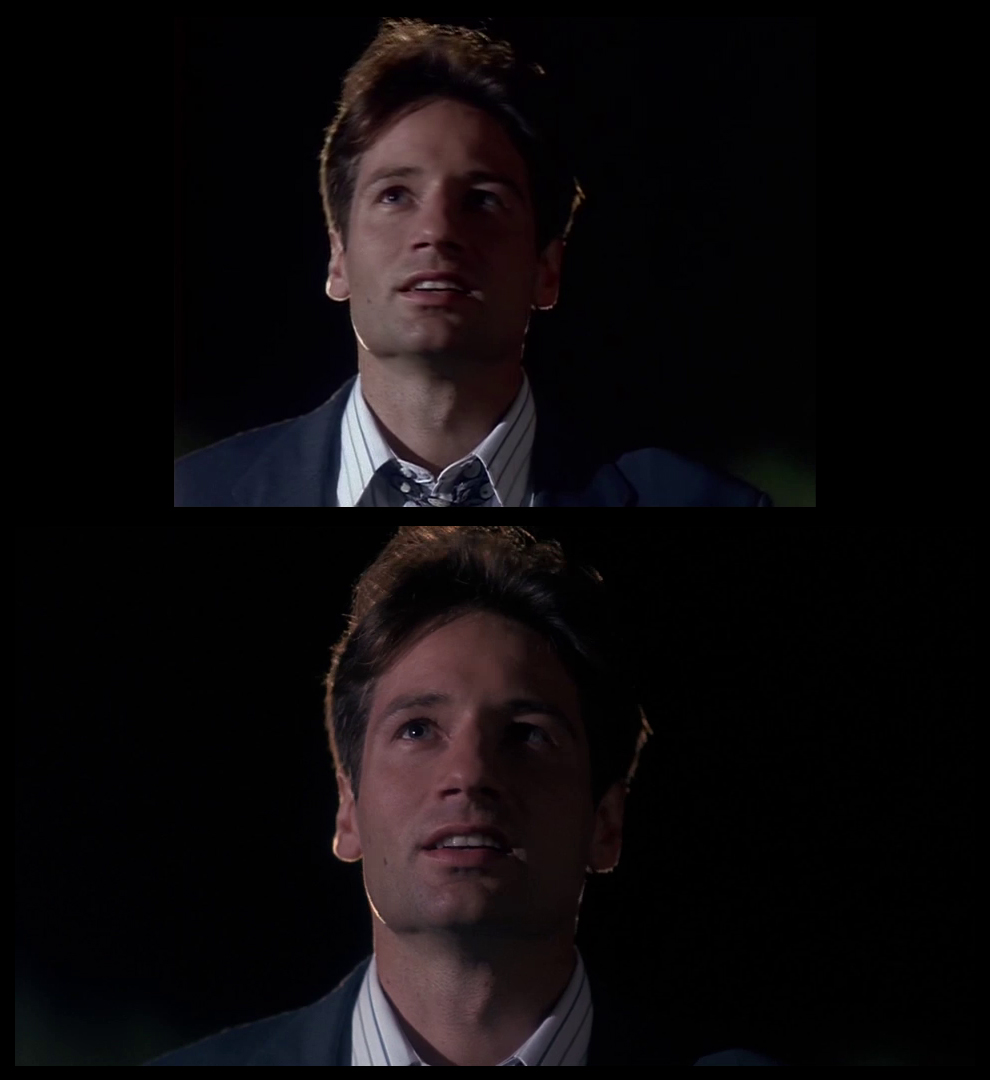 X-Files Blu-ray DVD Comparison 102 1X01 Deep Throat Screencap