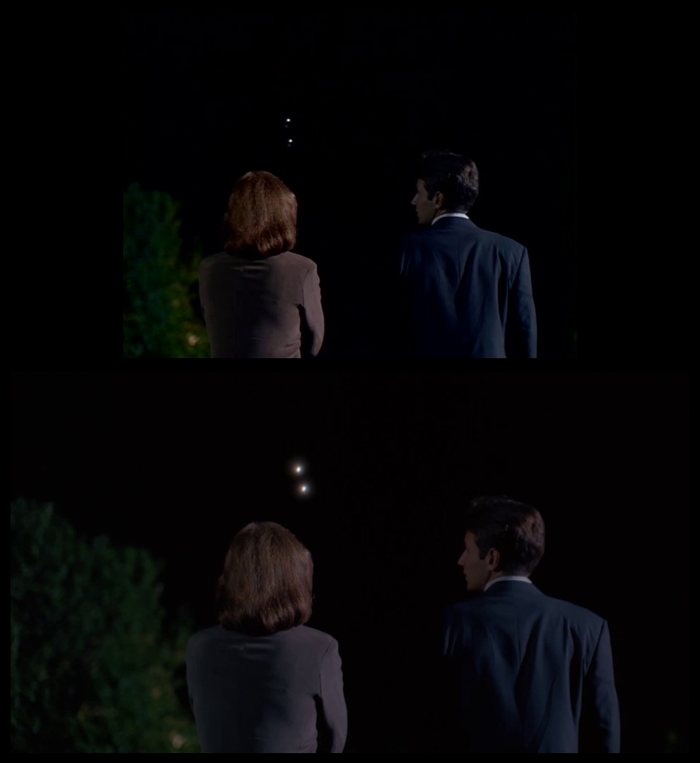 X-Files Blu-ray DVD Comparison 102 1X01 Deep Throat Screencap