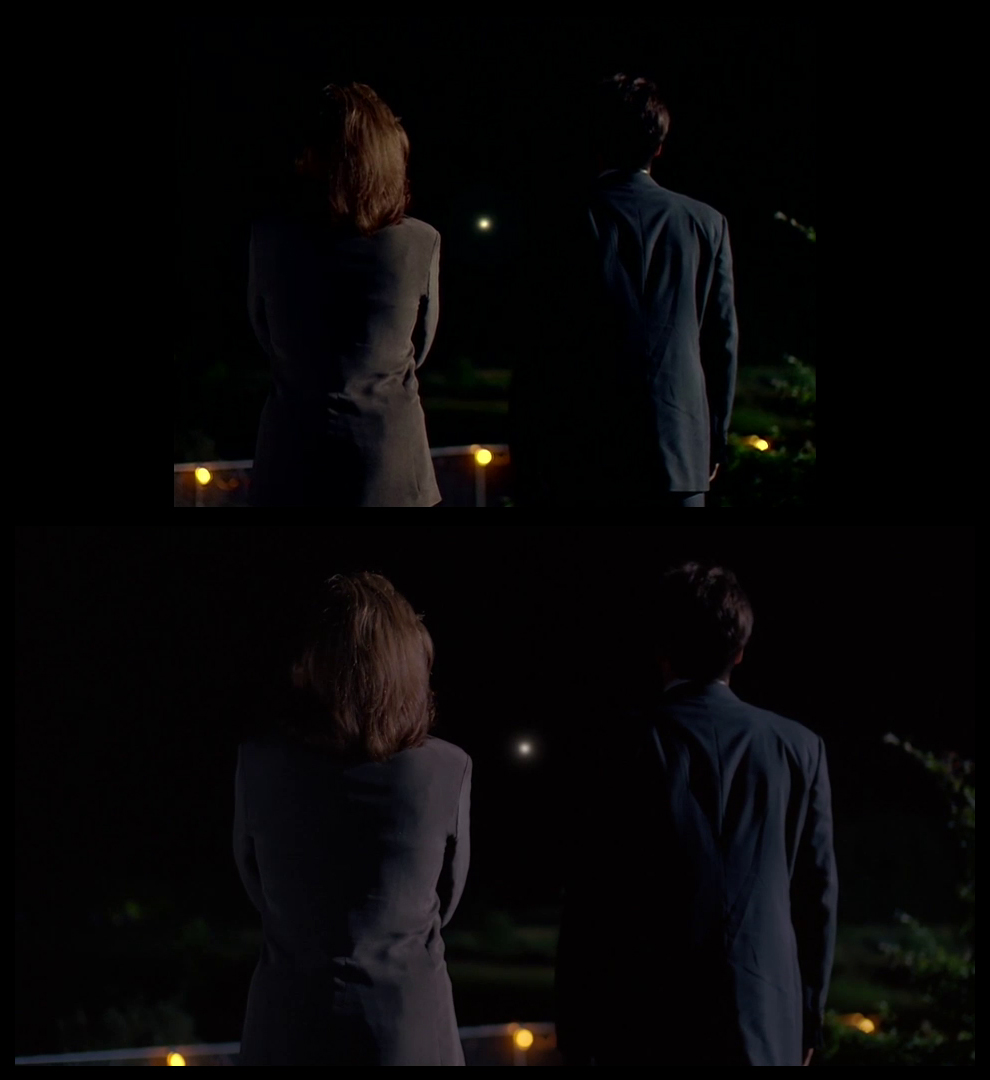 X-Files Blu-ray DVD Comparison 102 1X01 Deep Throat Screencap