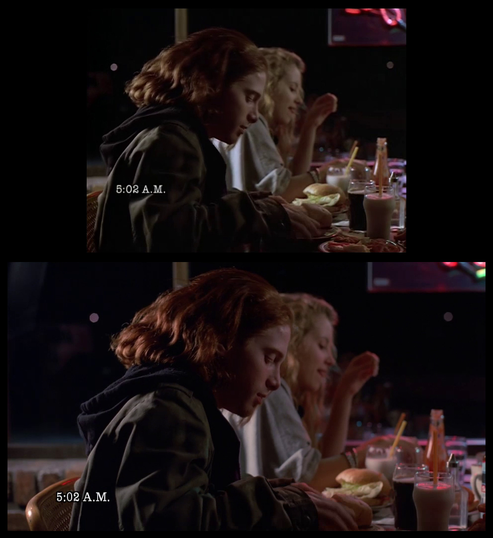 X-Files Blu-ray DVD Comparison 102 1X01 Deep Throat Screencap