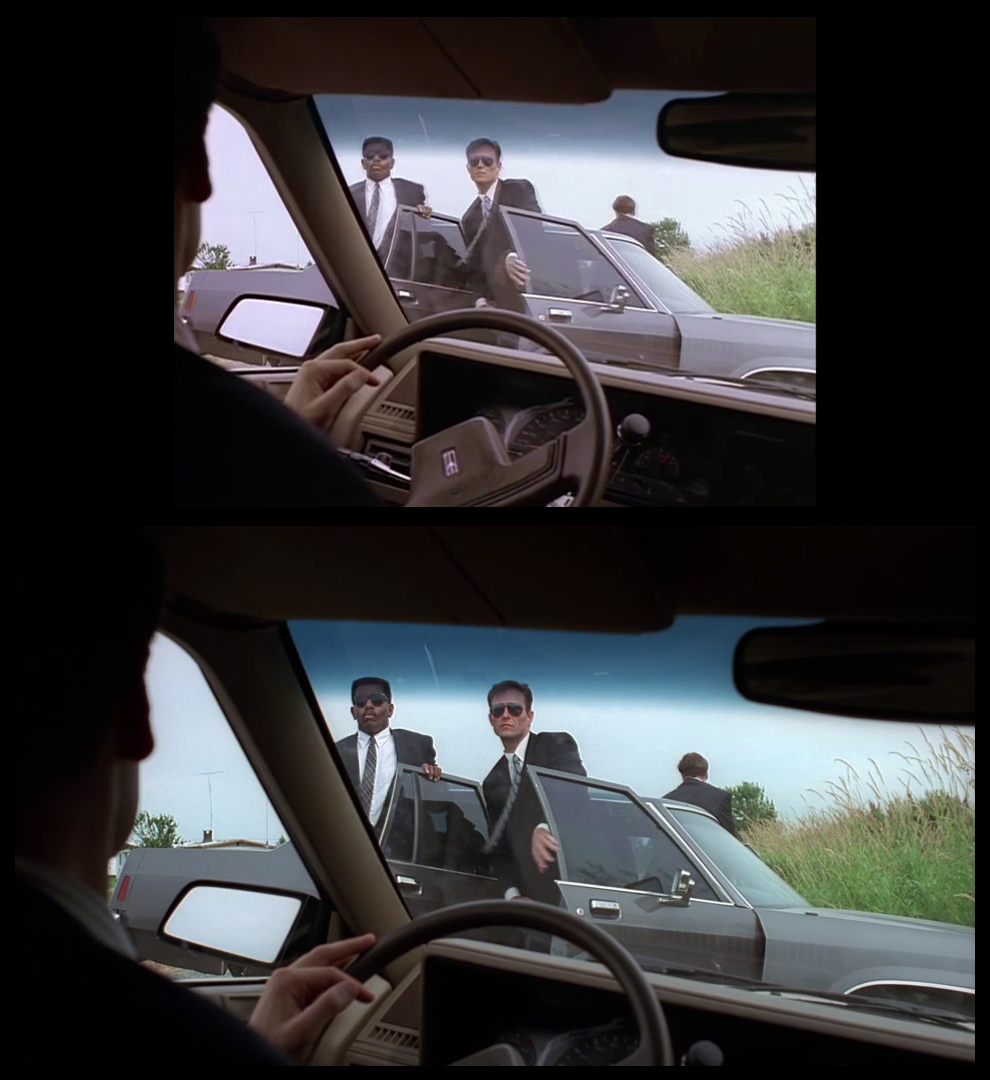 X-Files Blu-ray DVD Comparison 102 1X01 Deep Throat Screencap