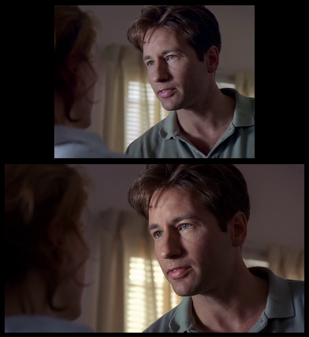 X-Files Blu-ray DVD Comparison 102 1X01 Deep Throat Screencap