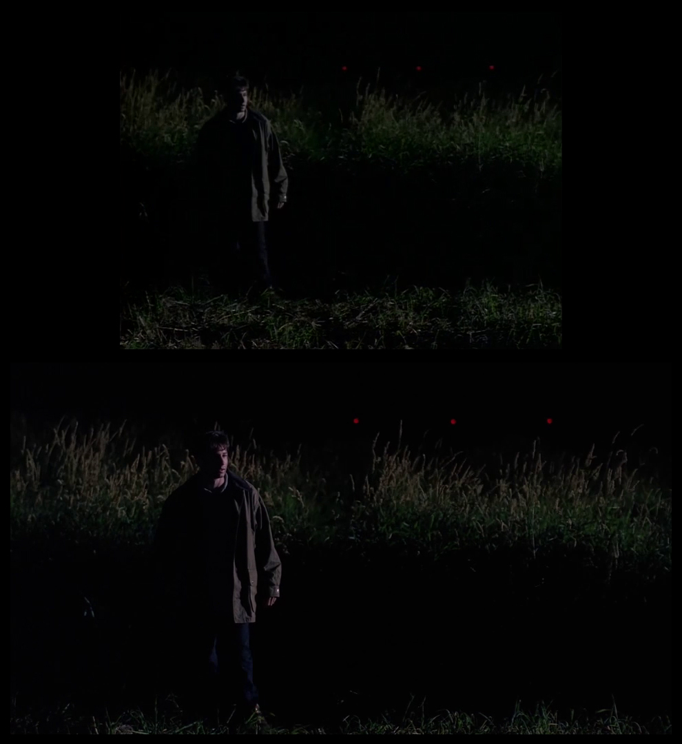 X-Files Blu-ray DVD Comparison 102 1X01 Deep Throat Screencap