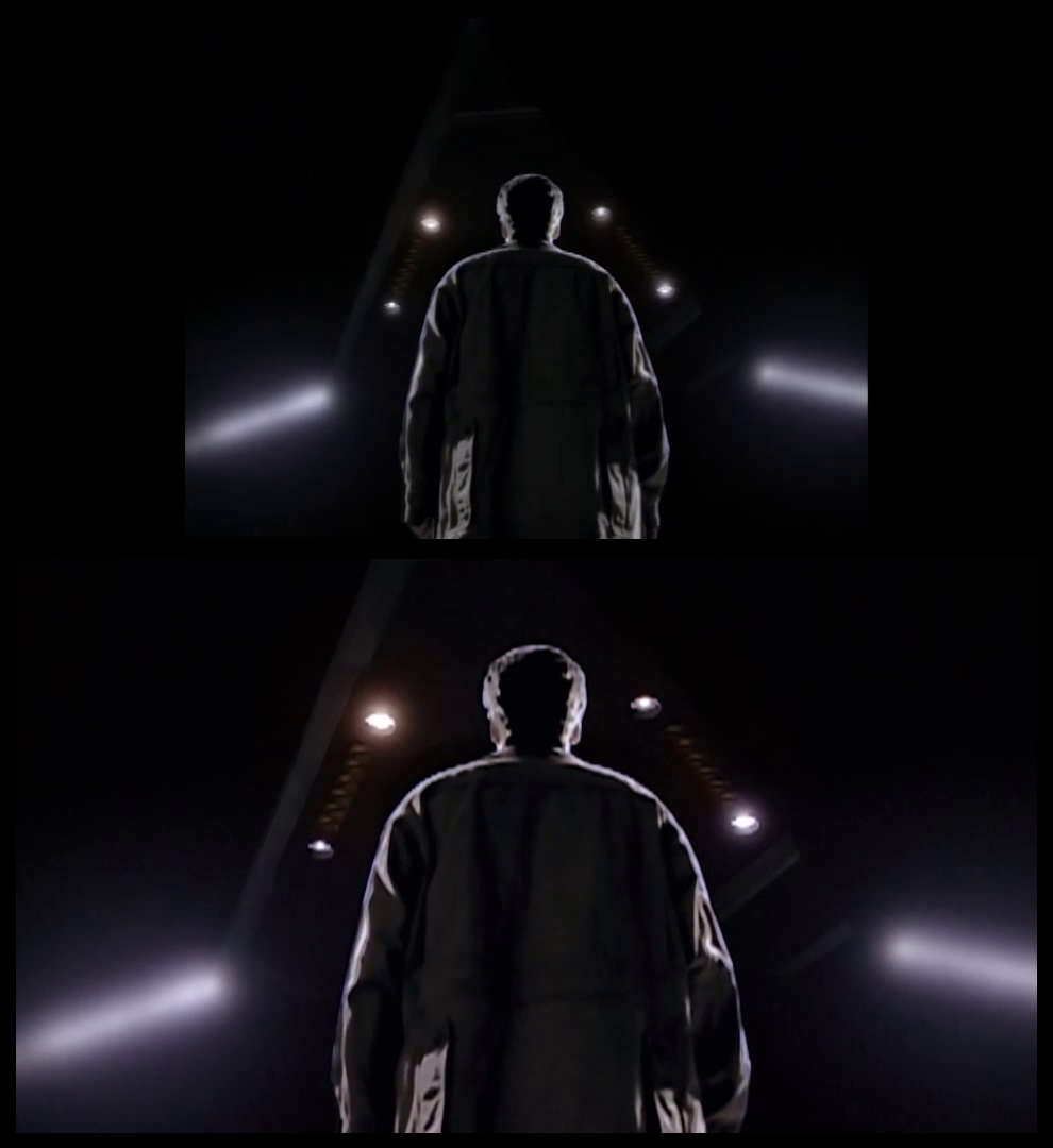 X-Files Blu-ray DVD Comparison 102 1X01 Deep Throat Screencap