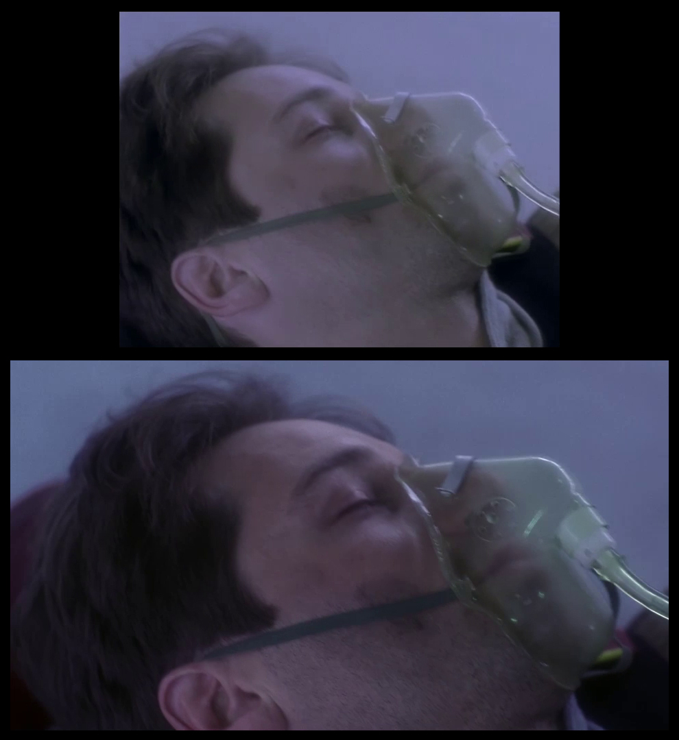 X-Files Blu-ray DVD Comparison 102 1X01 Deep Throat Screencap
