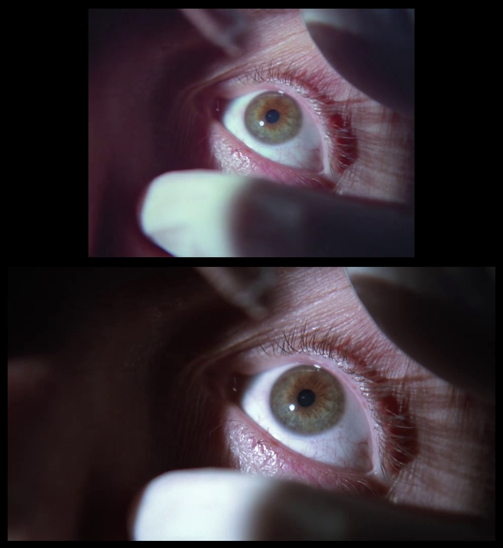 X-Files Blu-ray DVD Comparison 102 1X01 Deep Throat Screencap