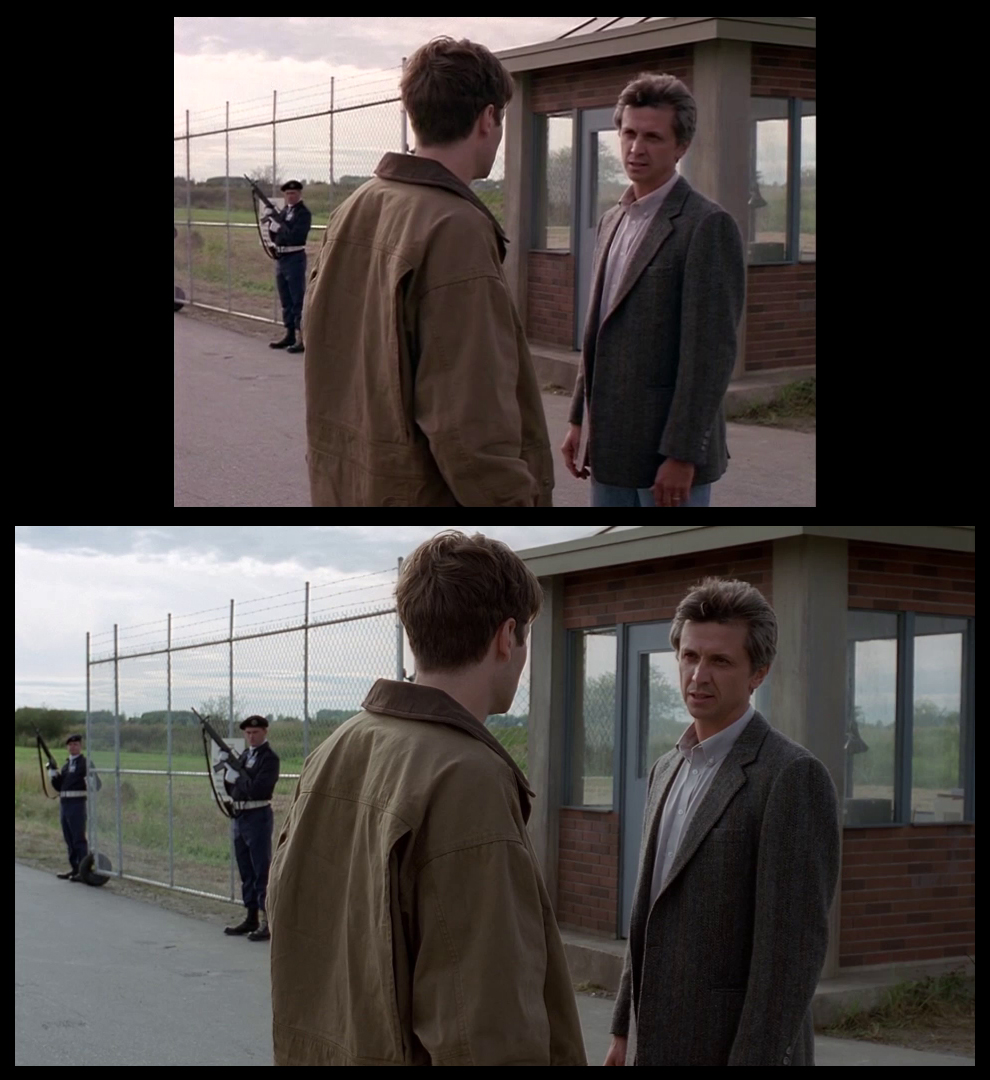 X-Files Blu-ray DVD Comparison 102 1X01 Deep Throat Screencap