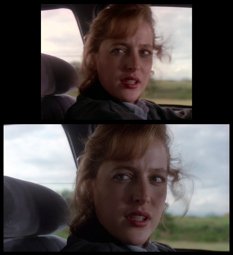 X-Files Blu-ray DVD Comparison 102 1X01 Deep Throat Screencap