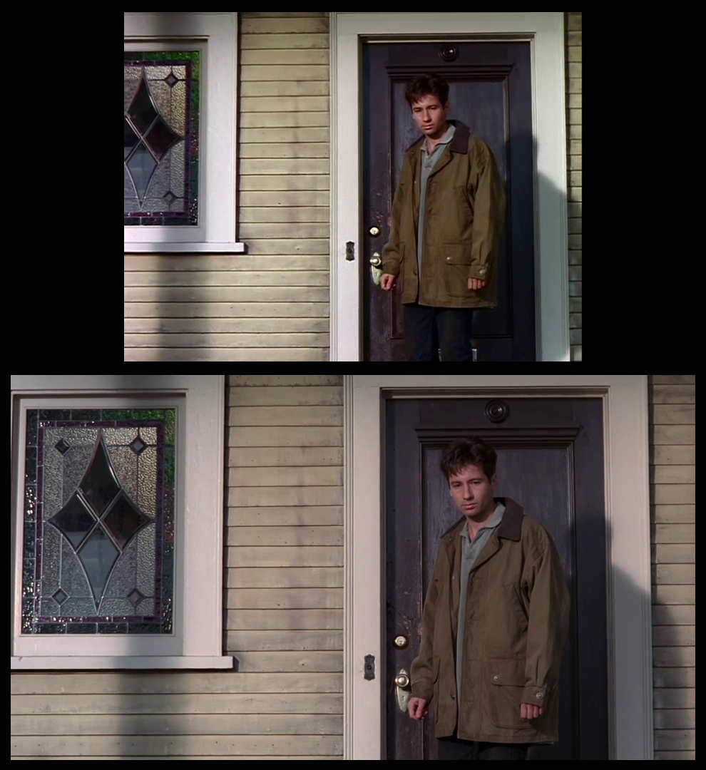 X-Files Blu-ray DVD Comparison 102 1X01 Deep Throat Screencap