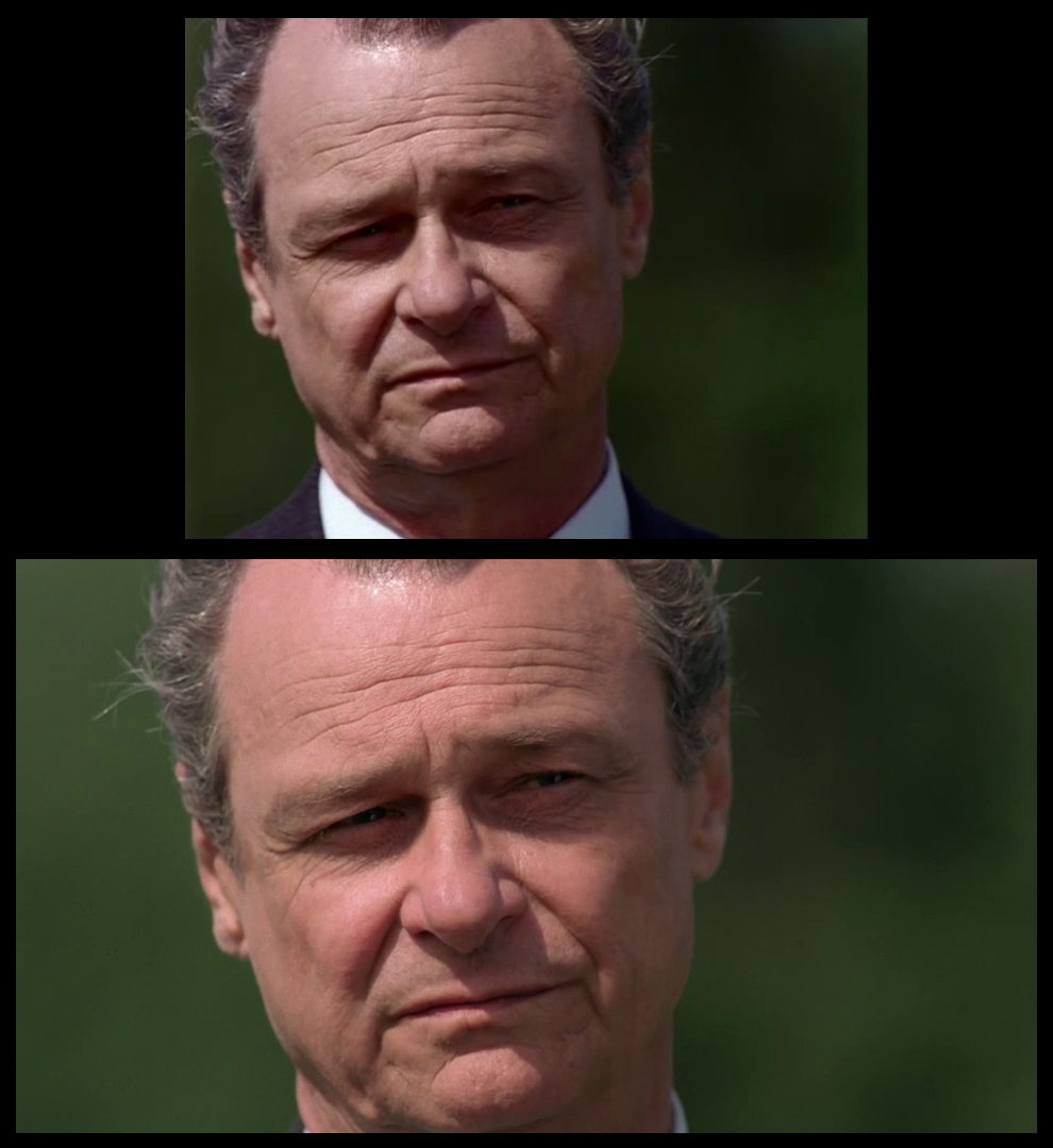 X-Files Blu-ray DVD Comparison 102 1X01 Deep Throat Screencap