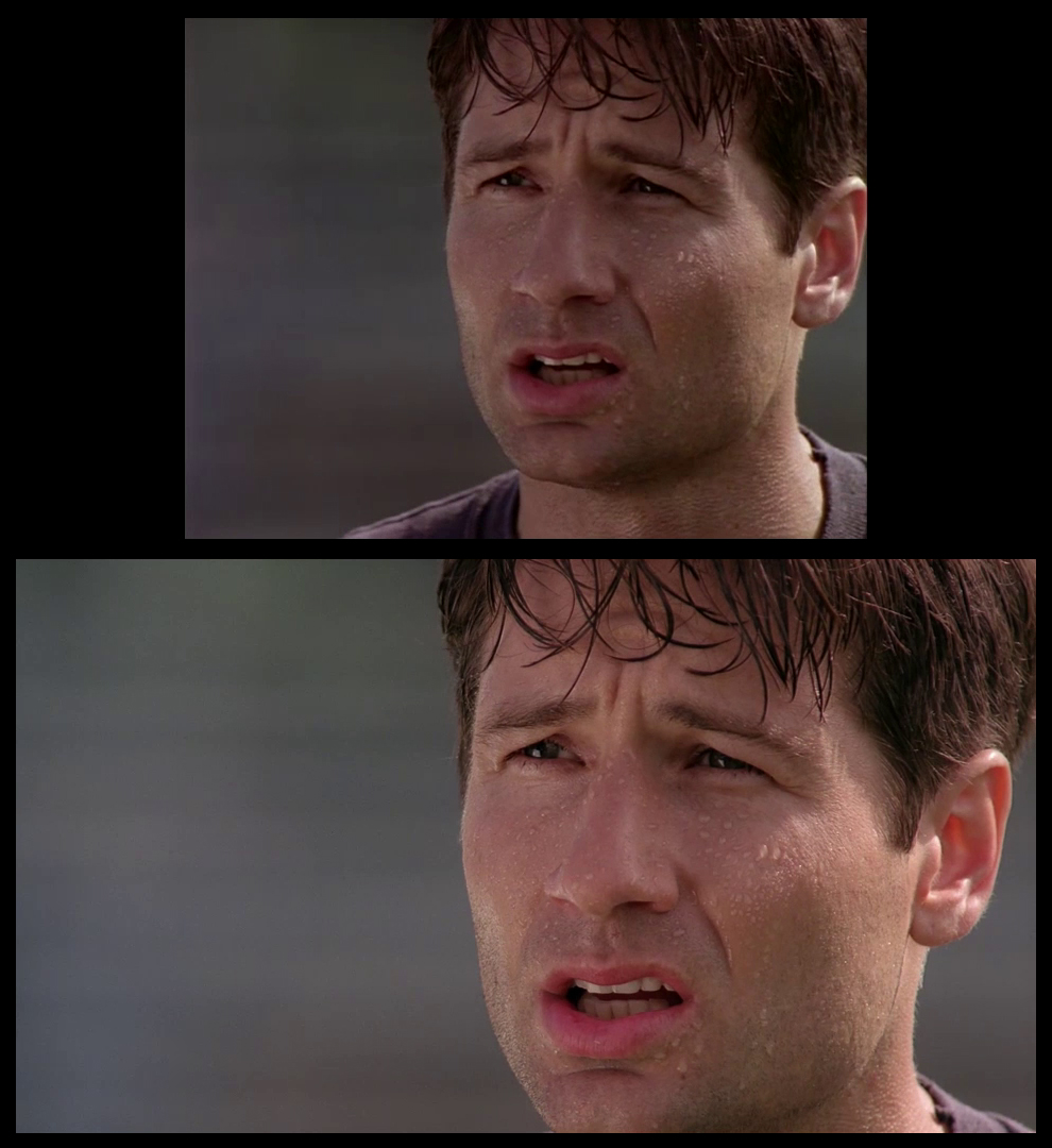 X-Files Blu-ray DVD Comparison 102 1X01 Deep Throat Screencap