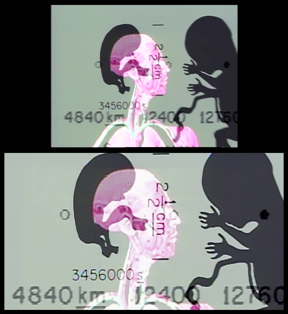 X-Files Blu-ray DVD Comparison 201 2X01 Little Green Men Screencap
