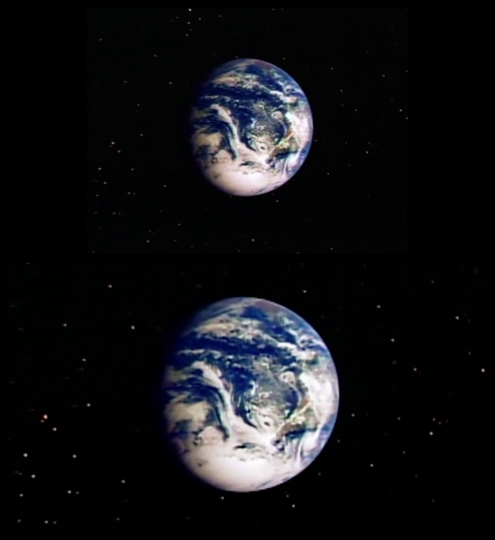 X-Files Blu-ray DVD Comparison 201 2X01 Little Green Men Screencap