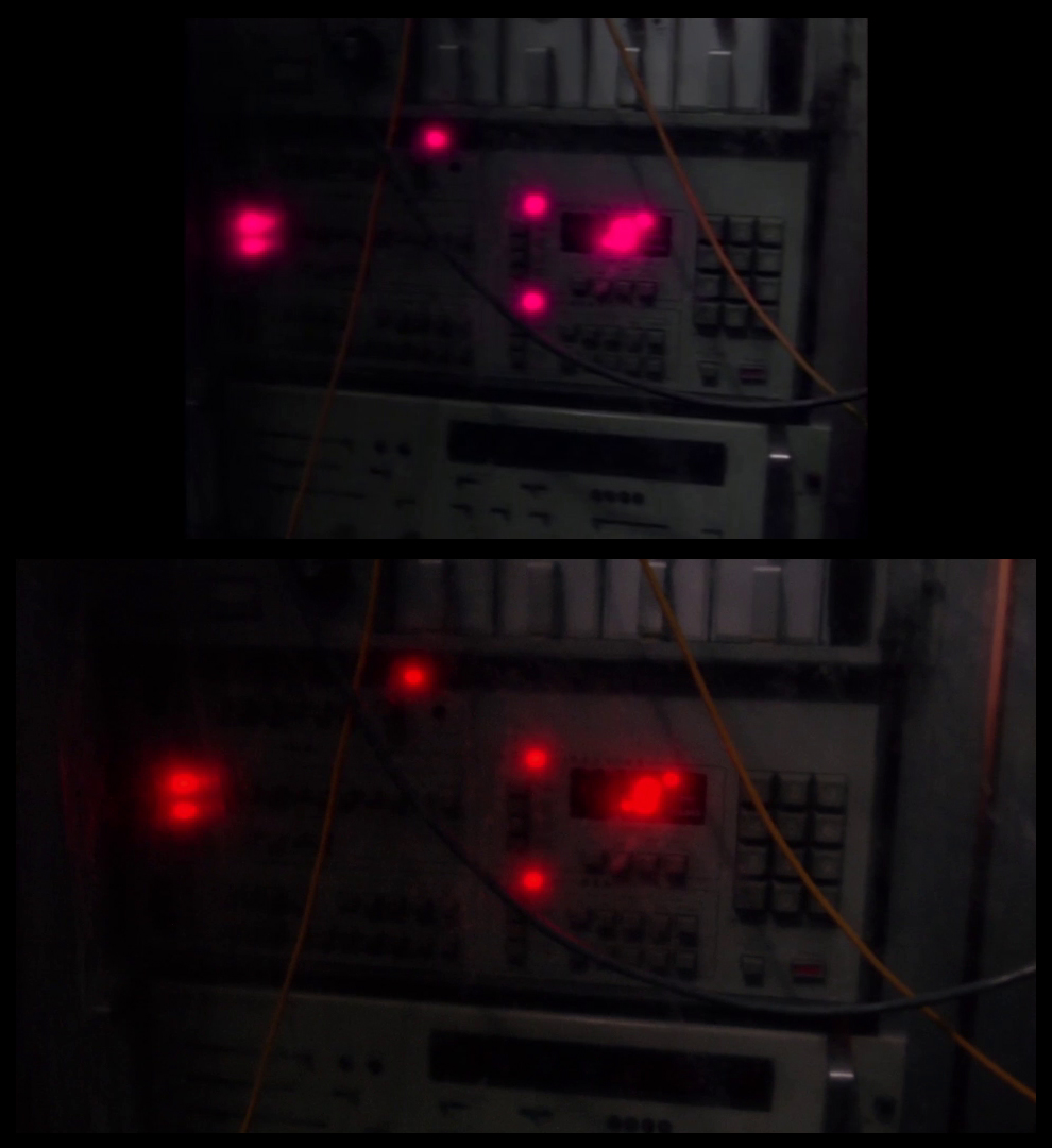 X-Files Blu-ray DVD Comparison 201 2X01 Little Green Men Screencap