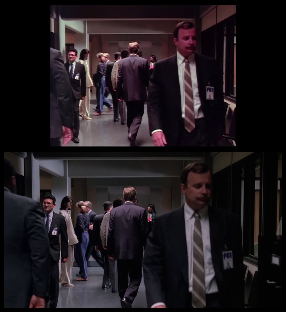 X-Files Blu-ray DVD Comparison 201 2X01 Little Green Men Screencap