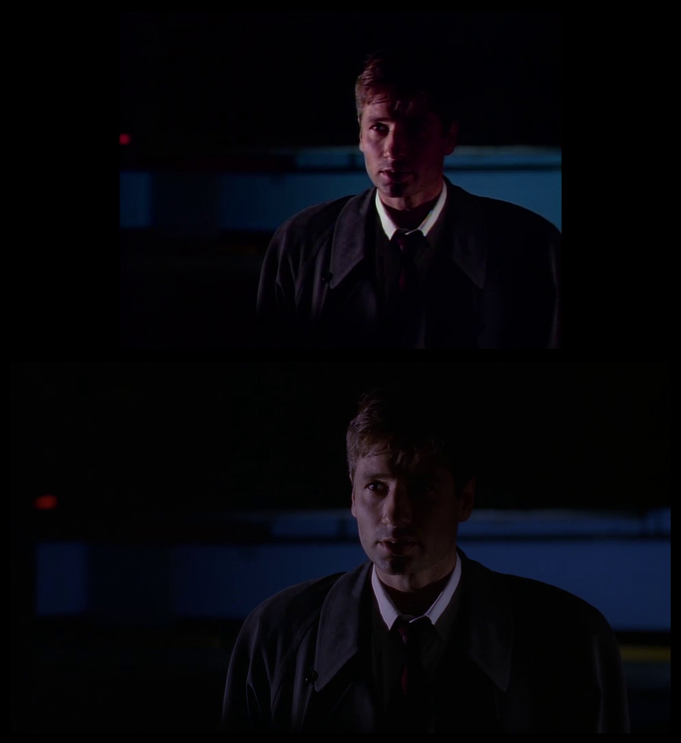 X-Files Blu-ray DVD Comparison 201 2X01 Little Green Men Screencap