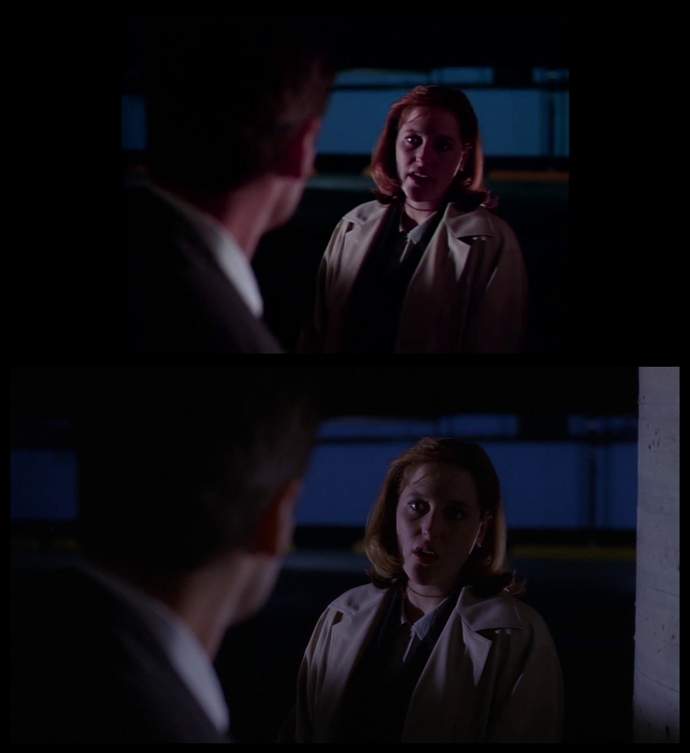 X-Files Blu-ray DVD Comparison 201 2X01 Little Green Men Screencap