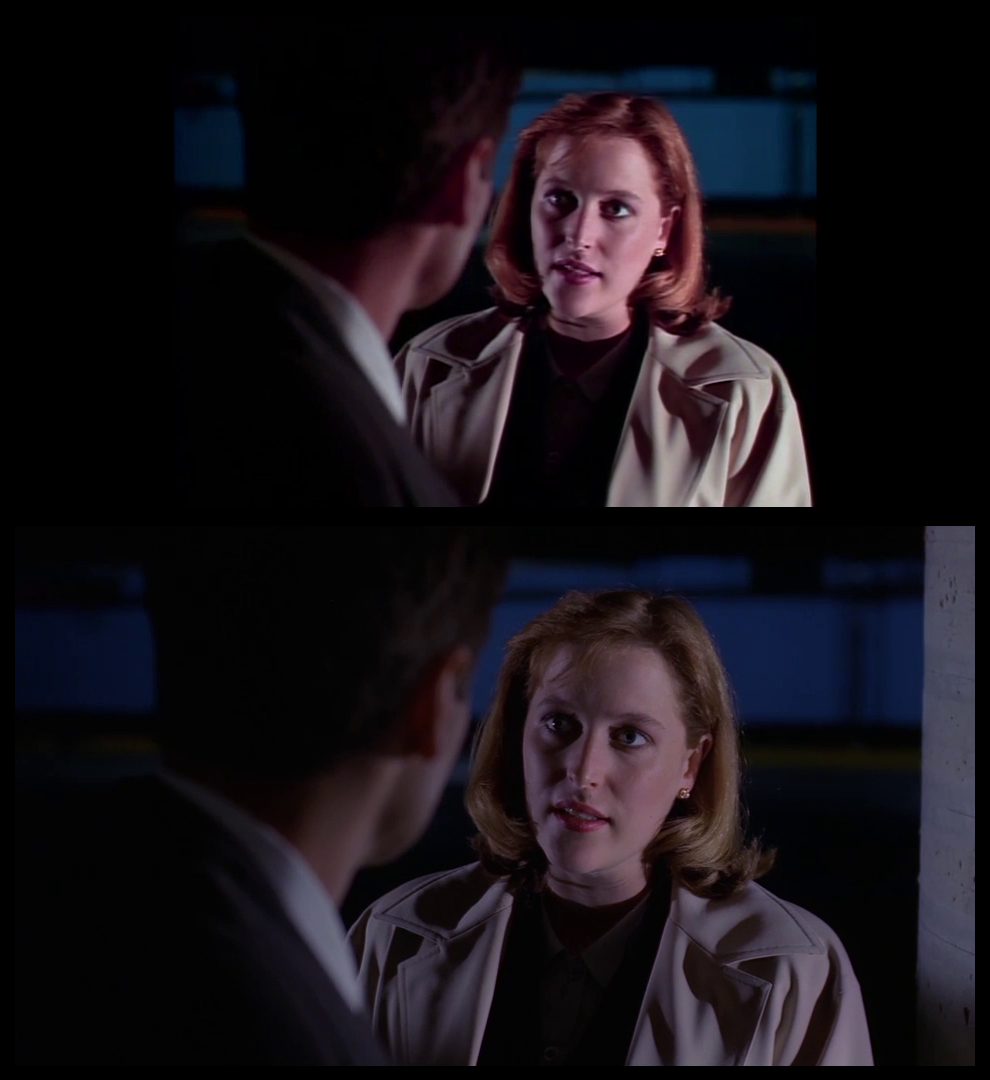 X-Files Blu-ray DVD Comparison 201 2X01 Little Green Men Screencap