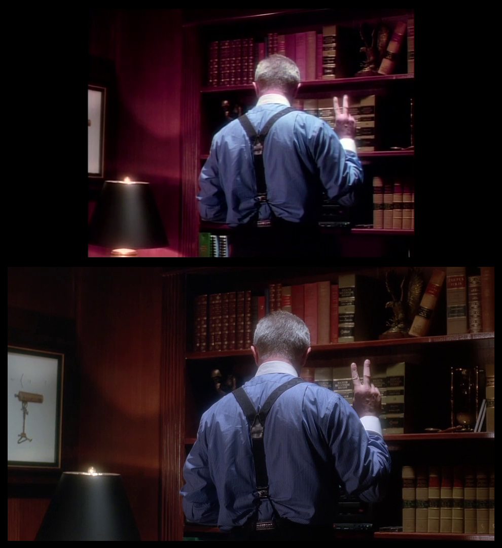X-Files Blu-ray DVD Comparison 201 2X01 Little Green Men Screencap