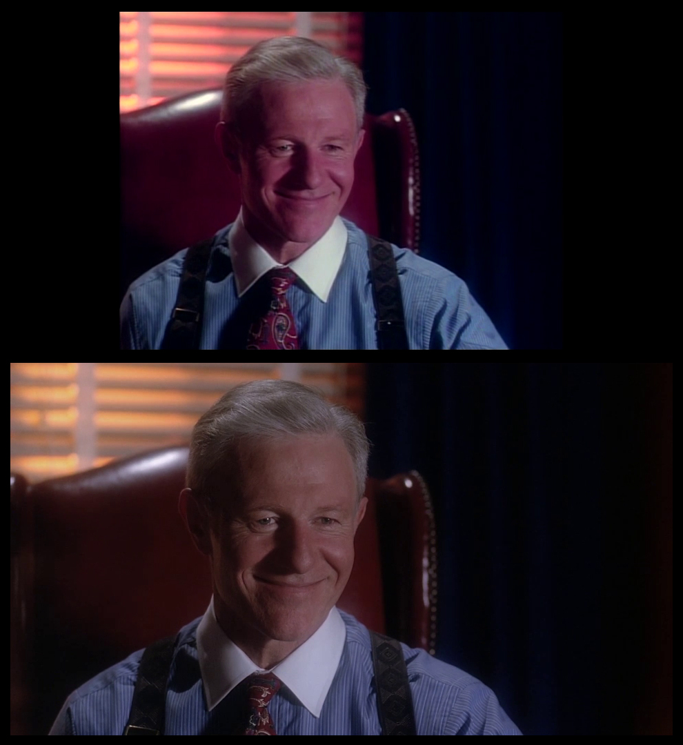 X-Files Blu-ray DVD Comparison 201 2X01 Little Green Men Screencap